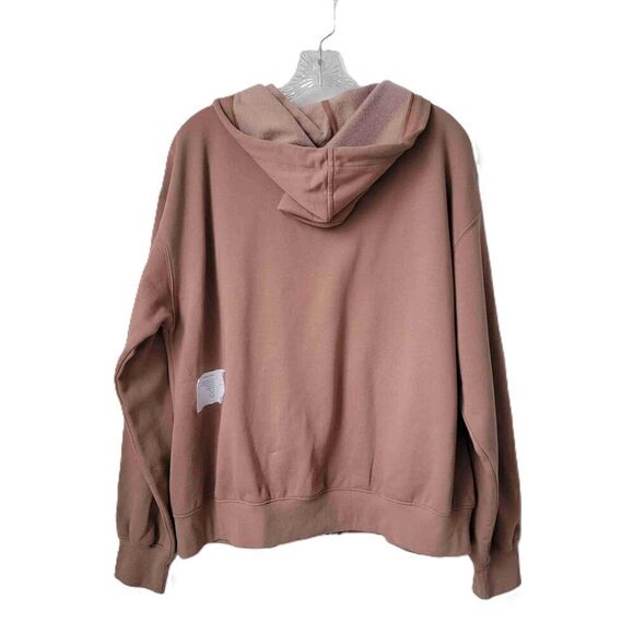 NEW Old Navy Gray Logo Zip Hoodie Front Pockets Drawstrings Unisex Raglan XL - Picture 8 of 9